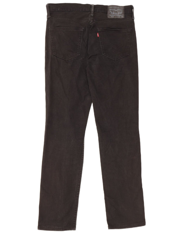 Damskie jeansy LEVI'S 511 Slim W32 L32 Czarna bawełna