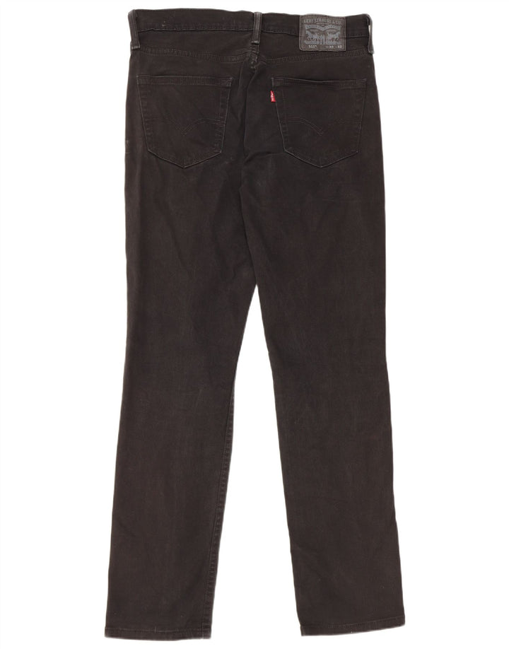 Damskie jeansy LEVI'S 511 Slim W32 L32 Czarna bawełna