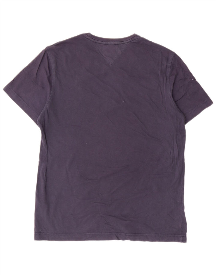 T-shirt męski Tommy Hilfiger Top, średni, granatowy, bawełniany