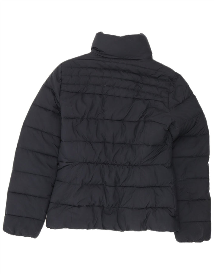 Damska kurtka Hollister Sherpa Padded UK 10, mała, granatowa, poliester