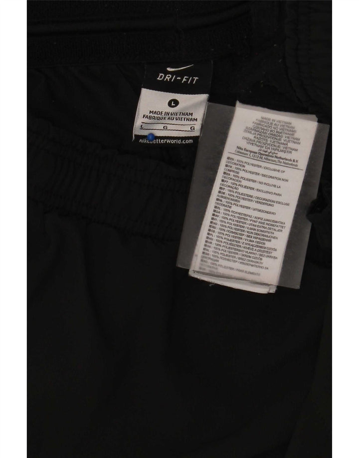 Męskie spodenki sportowe Nike Dri Fit, duże, czarne, poliestrowe
