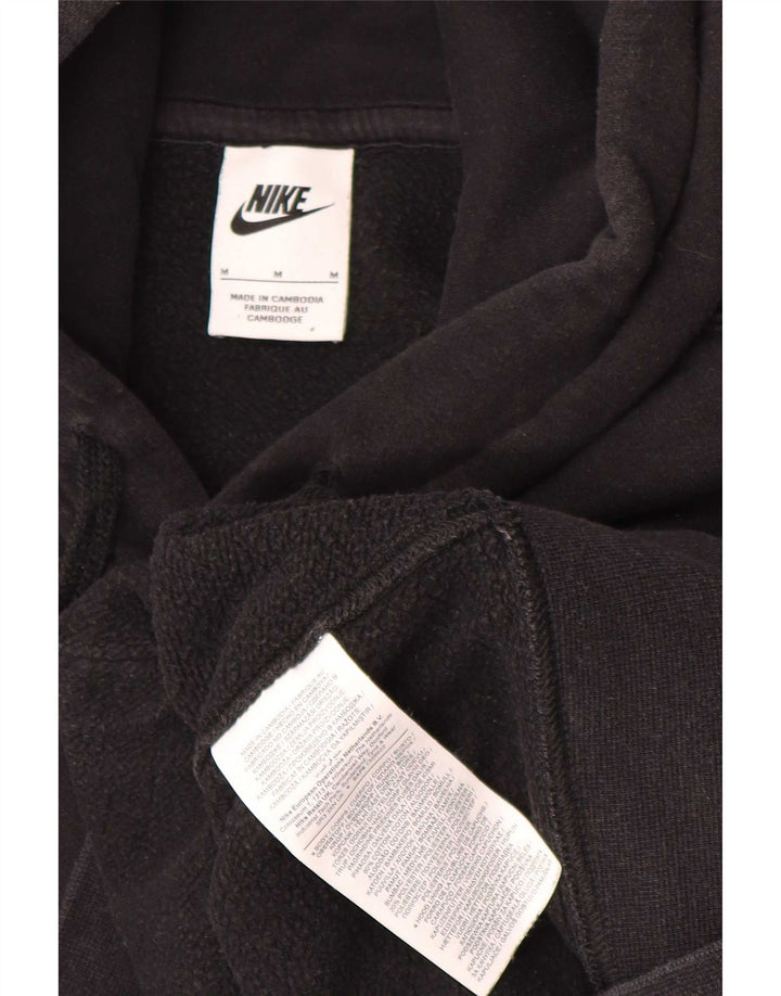 Męska bluza z kapturem Nike o luźnym kroju, średnia czarna, bawełniana
