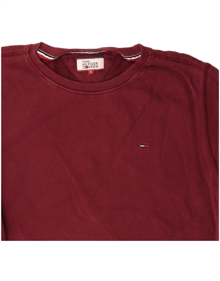 Męska bluza Tommy Hilfiger, mała, czerwona, bawełniana