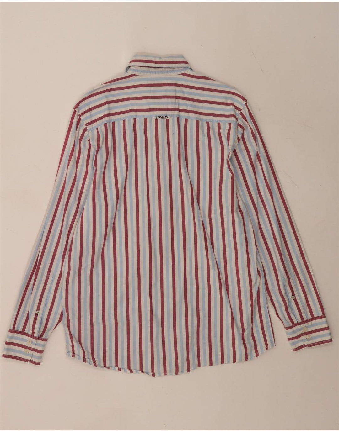 Crew Clothing Męska koszula o klasycznym kroju, bawełniana w średnie niebieskie paski