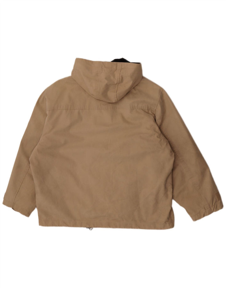 Męska ocieplana kurtka z kapturem North Sails UK 42 XL, beżowa