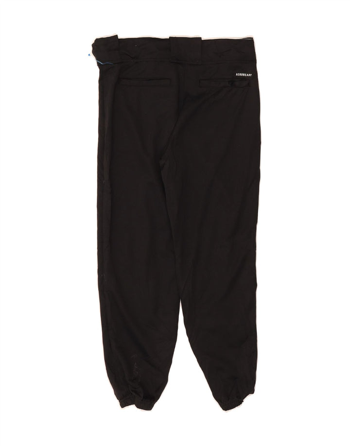 ADIDAS Boys Tracksuit Trousers Joggers 13-14 Years Black Polyester Vintage Adidas and Second-Hand Adidas from Messina Hembry 