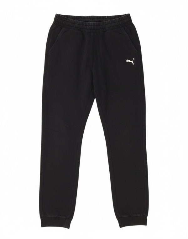 Damskie spodnie dresowe Puma Joggers UK 10 Małe Czarne Bawełniane