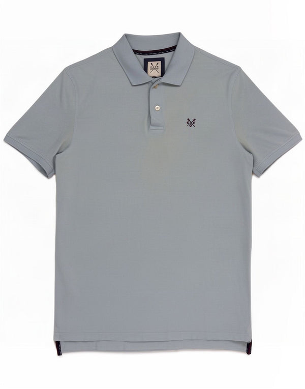 Crew Clothing Męska koszulka polo duża niebieska bawełniana