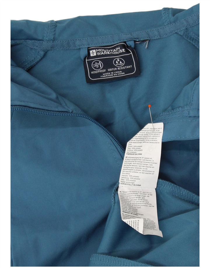 MOUNTAIN WAREHOUSE Damska kurtka przeciwdeszczowa z kapturem UK 6 XS, niebieski poliester