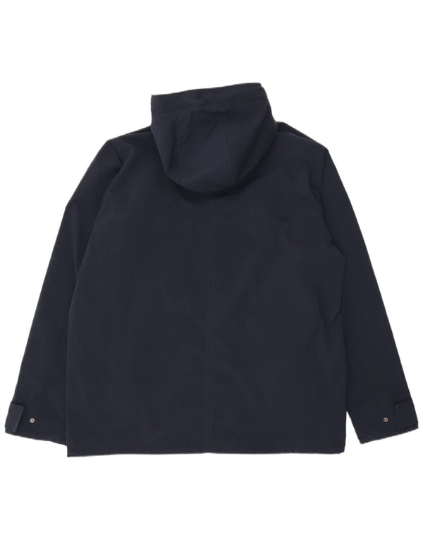 Męska kurtka wiatrówka Jack Wolfskin z kapturem UK 48 2XL Granatowy poliester