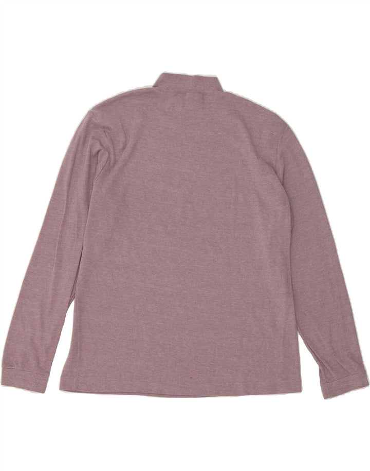 L.L.BEAN Womens Top Long Sleeve UK 16 Large Purple Polyester Vintage L.L.Bean and Second-Hand L.L.Bean from Messina Hembry 