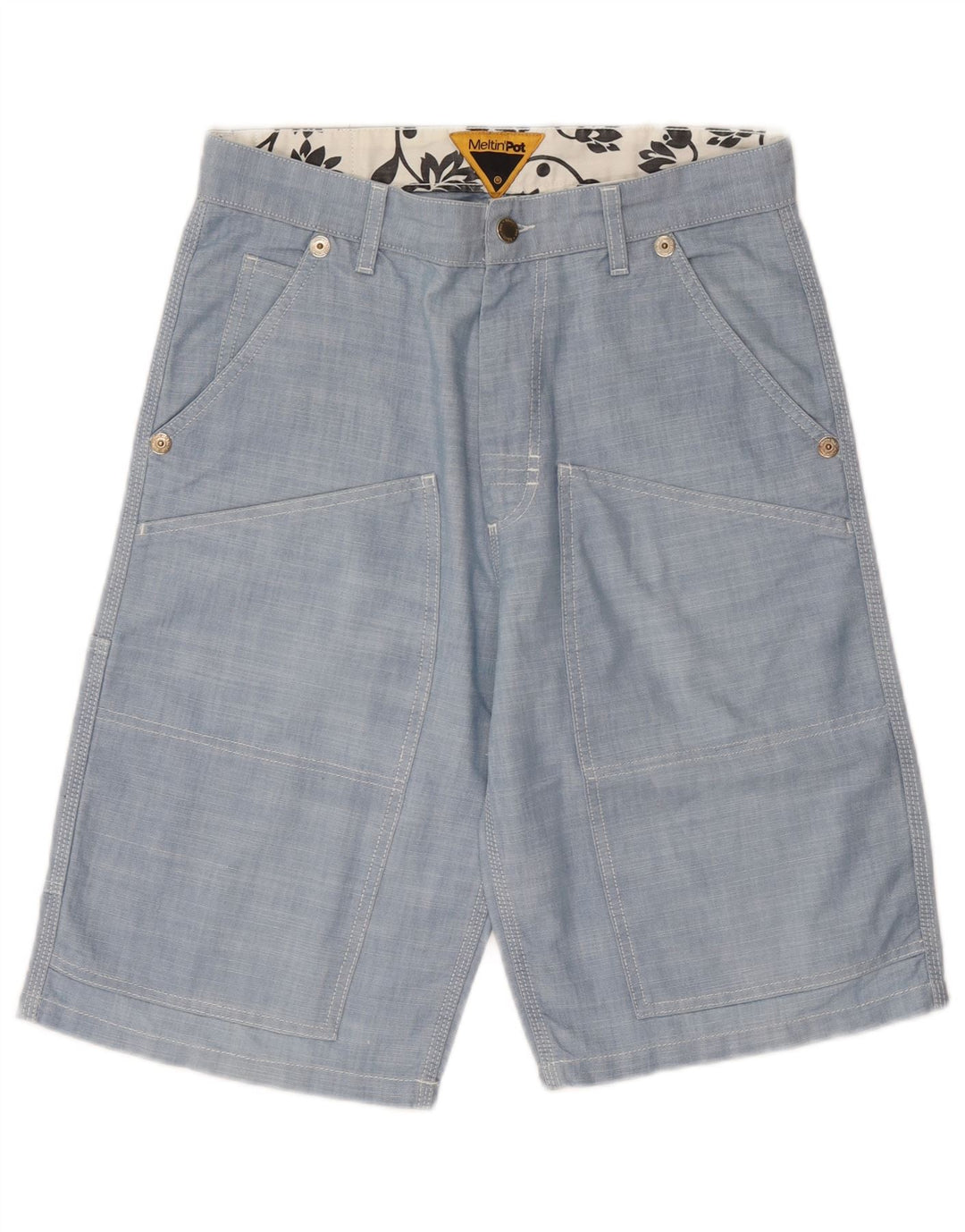 Męskie spodenki cargo Meltin' Pot W30 Medium Blue