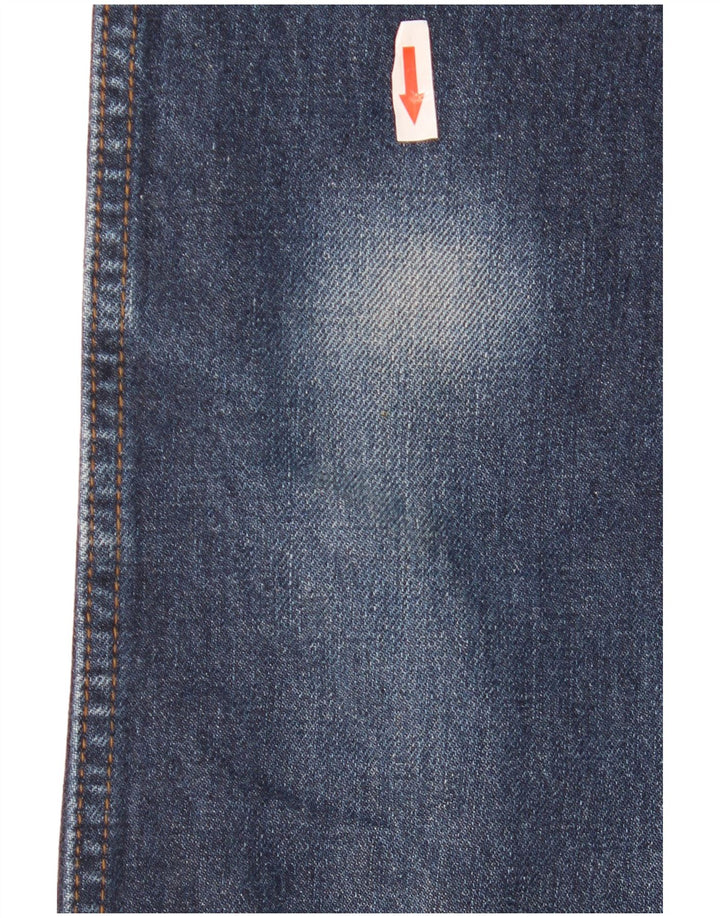 Męskie jeansy Bootcut Wrangler W28 L32, granatowe, bawełniane
