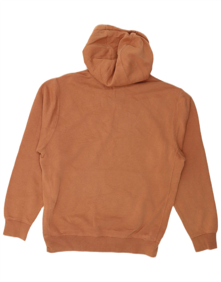 Adidas Męska bluza z kapturem, mała, brązowa, bawełniana