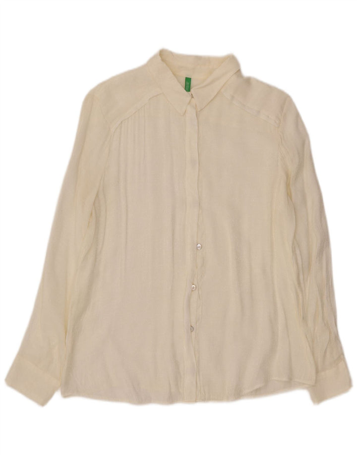 Koszula damska Benetton UK 18 XL biała