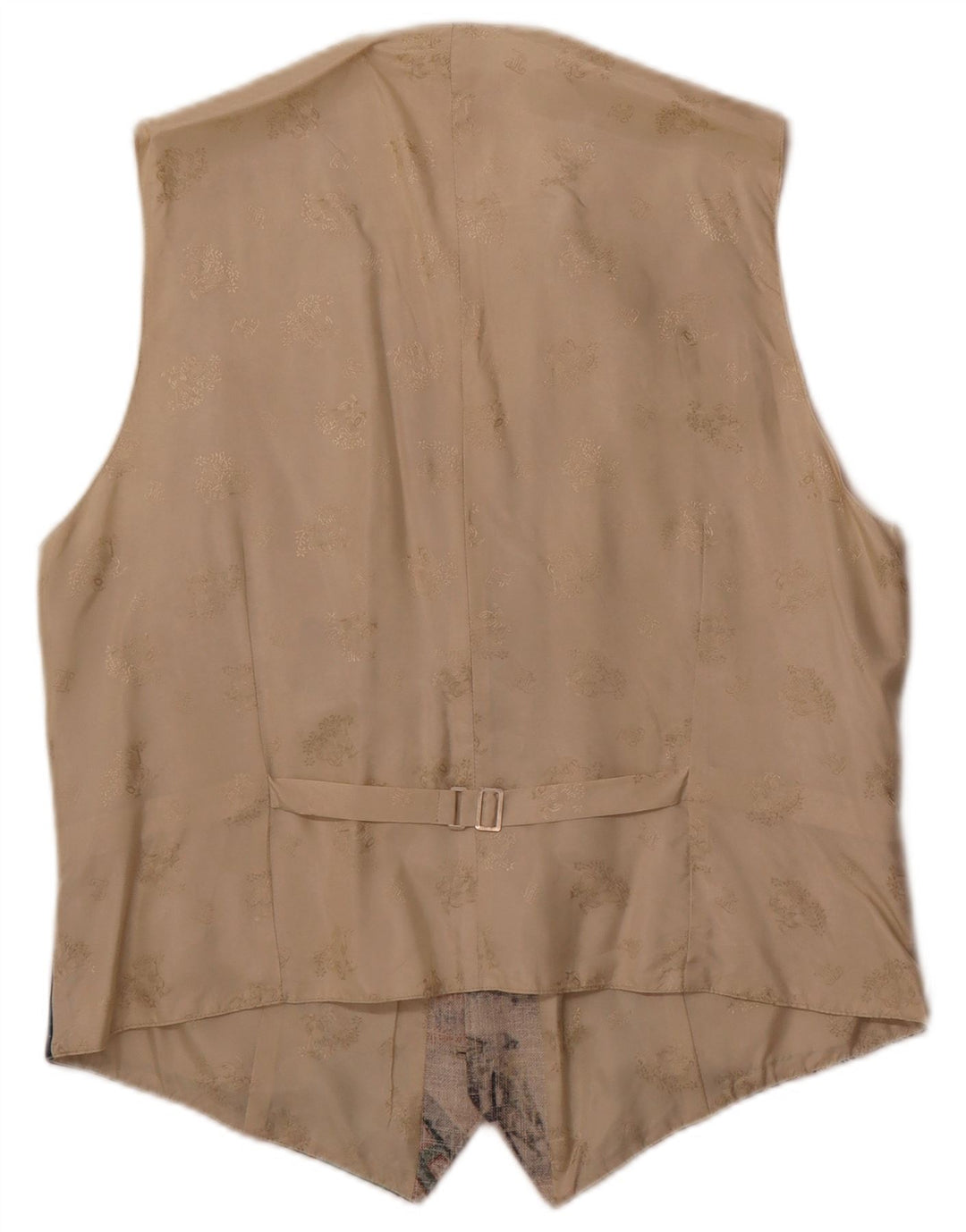 Męska kamizelka z grafiką Julius Lang IT 54 XL Beżowa patchworkowa wiskoza