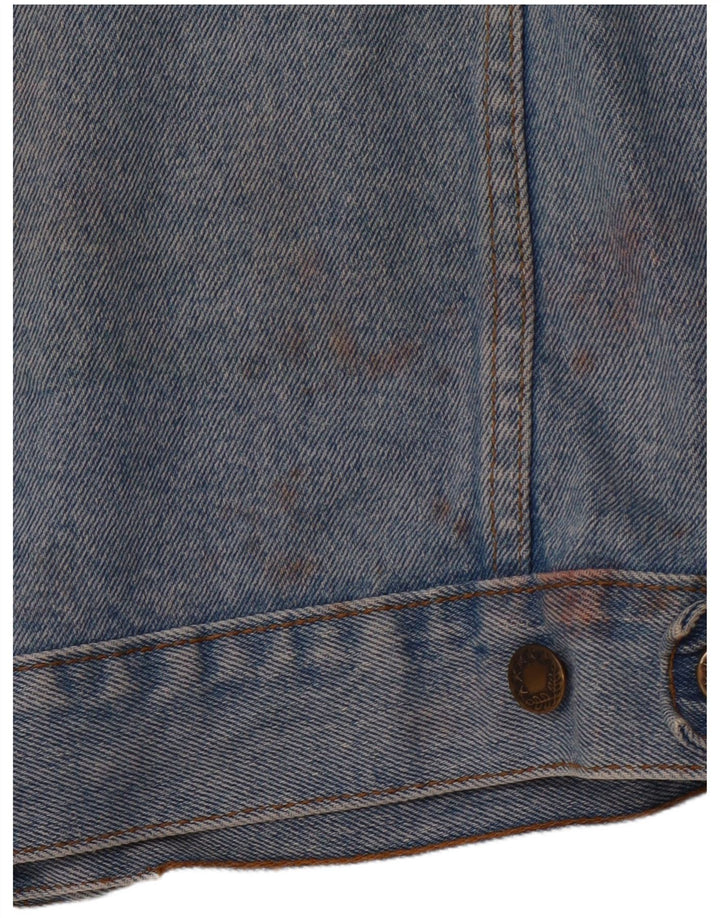 Damska kurtka dżinsowa MAGIC VENTURE UK 16, duża, niebieska, bawełniana