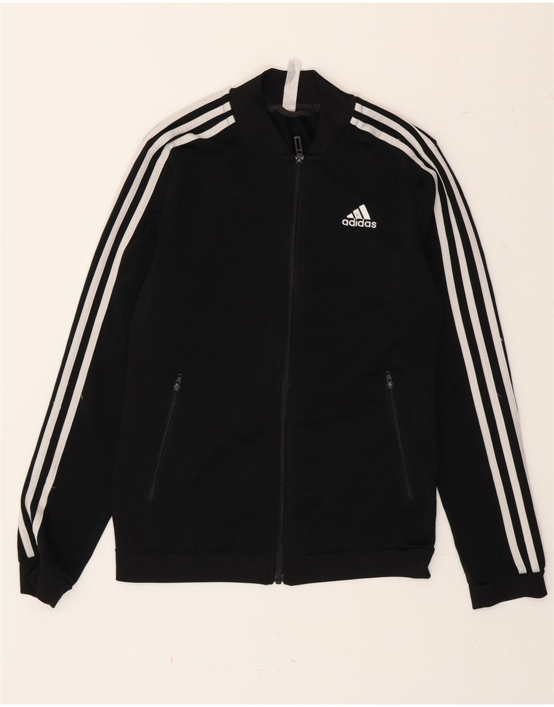 Damska bluza dresowa Adidas UK 4/6 XS z poliestru w czarne paski