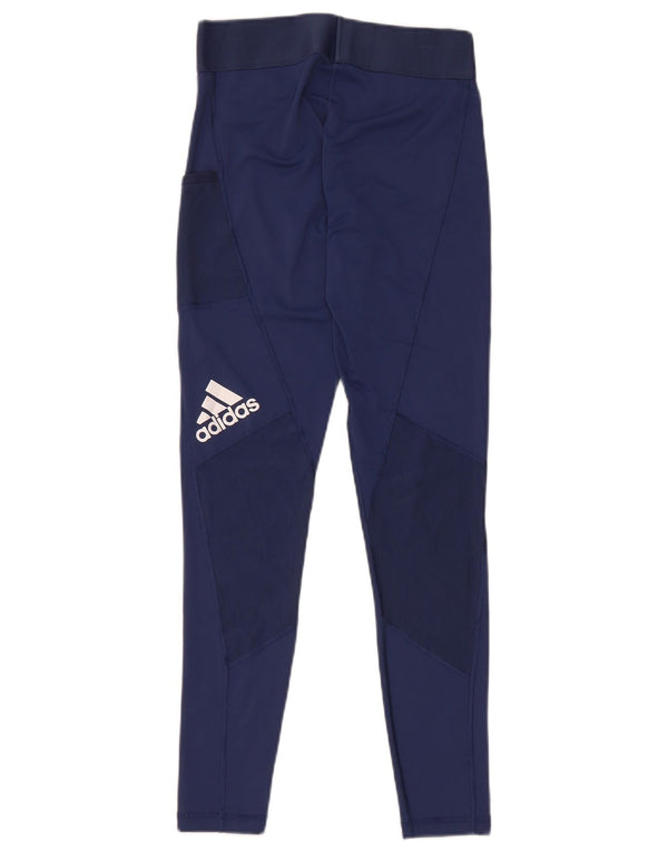 Legginsy Damskie Adidas UK 8/10 Małe Granatowe