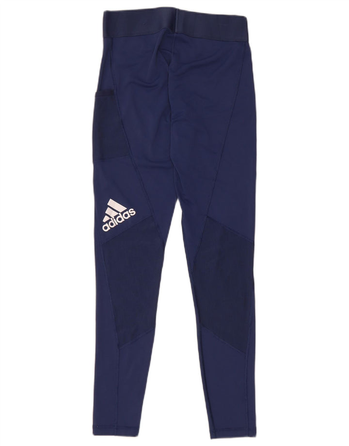 Legginsy Damskie Adidas UK 8/10 Małe Granatowe