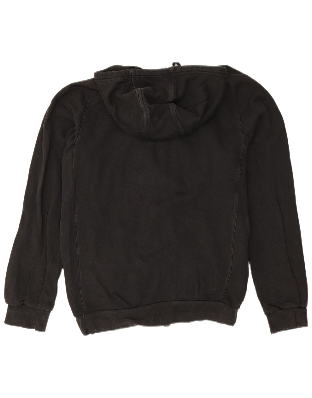 Męski sweter z kapturem i zamkiem błyskawicznym Adidas, średni czarny, bawełniany