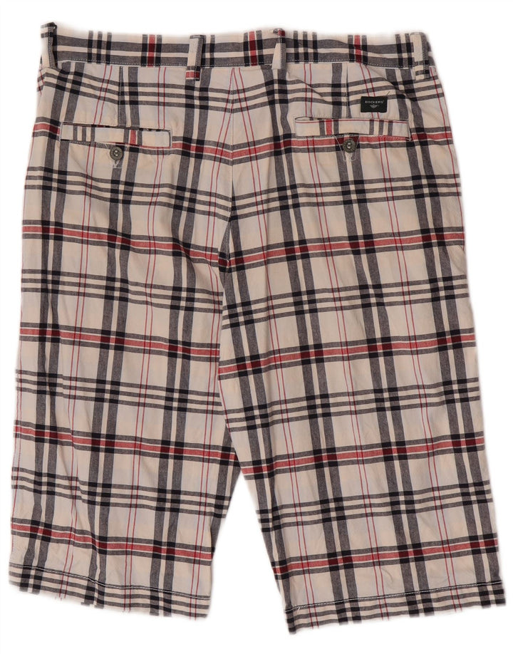 Męskie szorty casualowe Dockers Khakis Slim Fit W36 w dużą wielobarwną kratkę