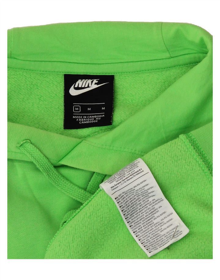 NIKE Mens Hoodie Jumper Medium Green Cotton Vintage Nike and Second-Hand Nike from Messina Hembry 