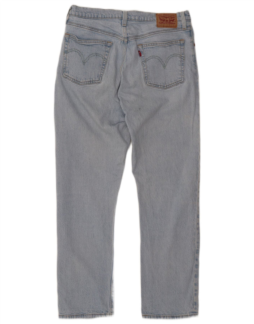 Damskie jeansy LEVI'S 501 Straight W31 L28 Niebieskie bawełniane