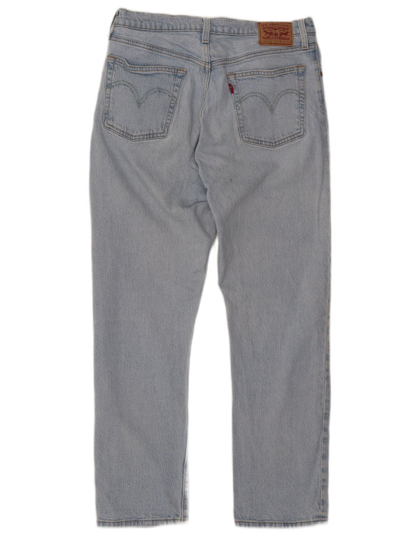 Damskie jeansy LEVI'S 501 Straight W31 L28 Niebieskie bawełniane
