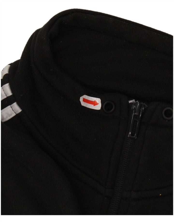 Damska kurtka dresowa Adidas Climalite UK 16/18, duża, czarna, poliestrowa