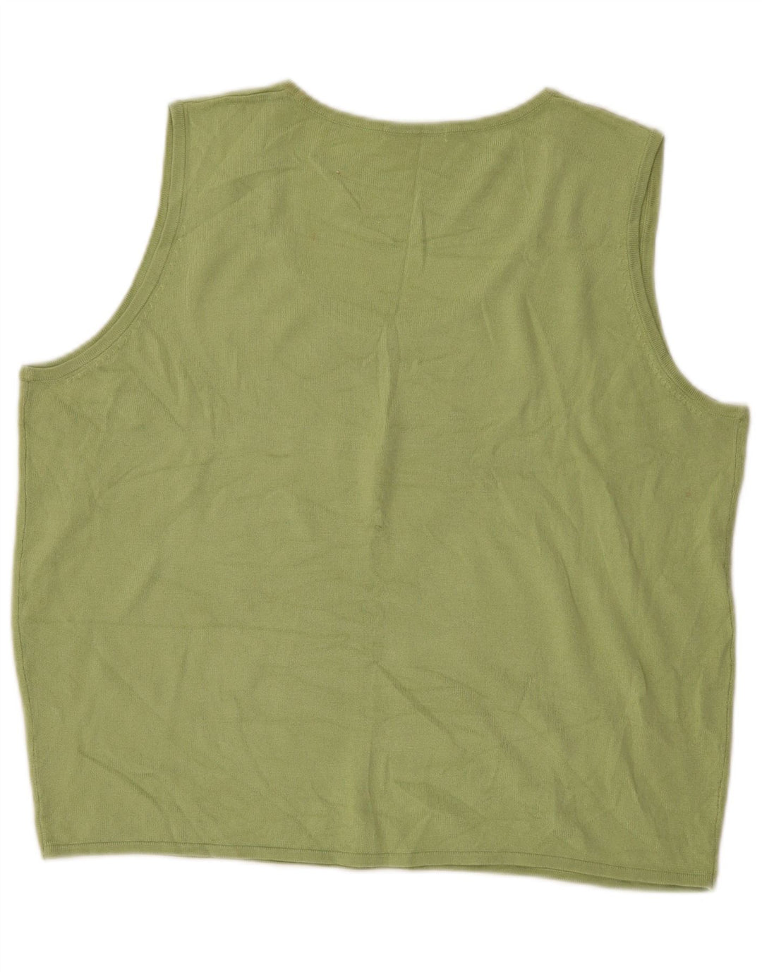 MARKS & SPENCER Damski podkoszulek z kamizelką oversize UK 18 XL Zielony