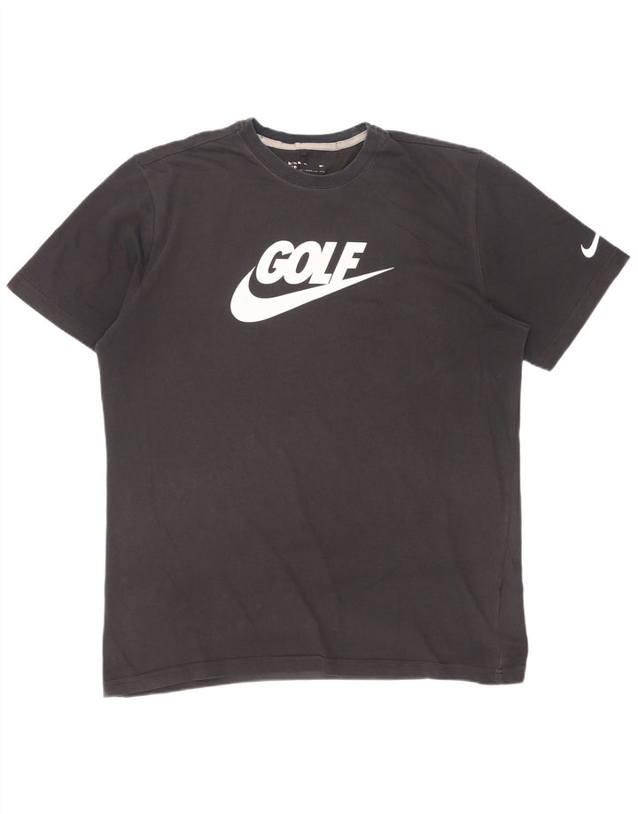 Męski T-shirt z grafiką Nike, duży, czarny