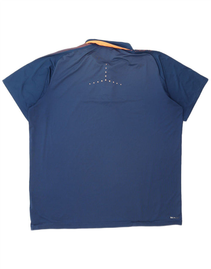 Męska koszulka polo ADIDAS Climacool XL, niebieska