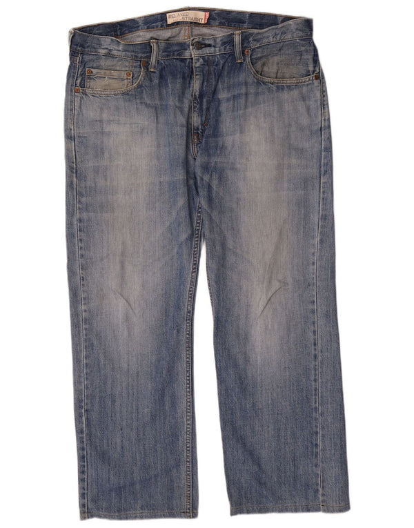 Męskie jeansy Levi's 550 o swobodnym kroju W36 L30 Niebieska bawełna