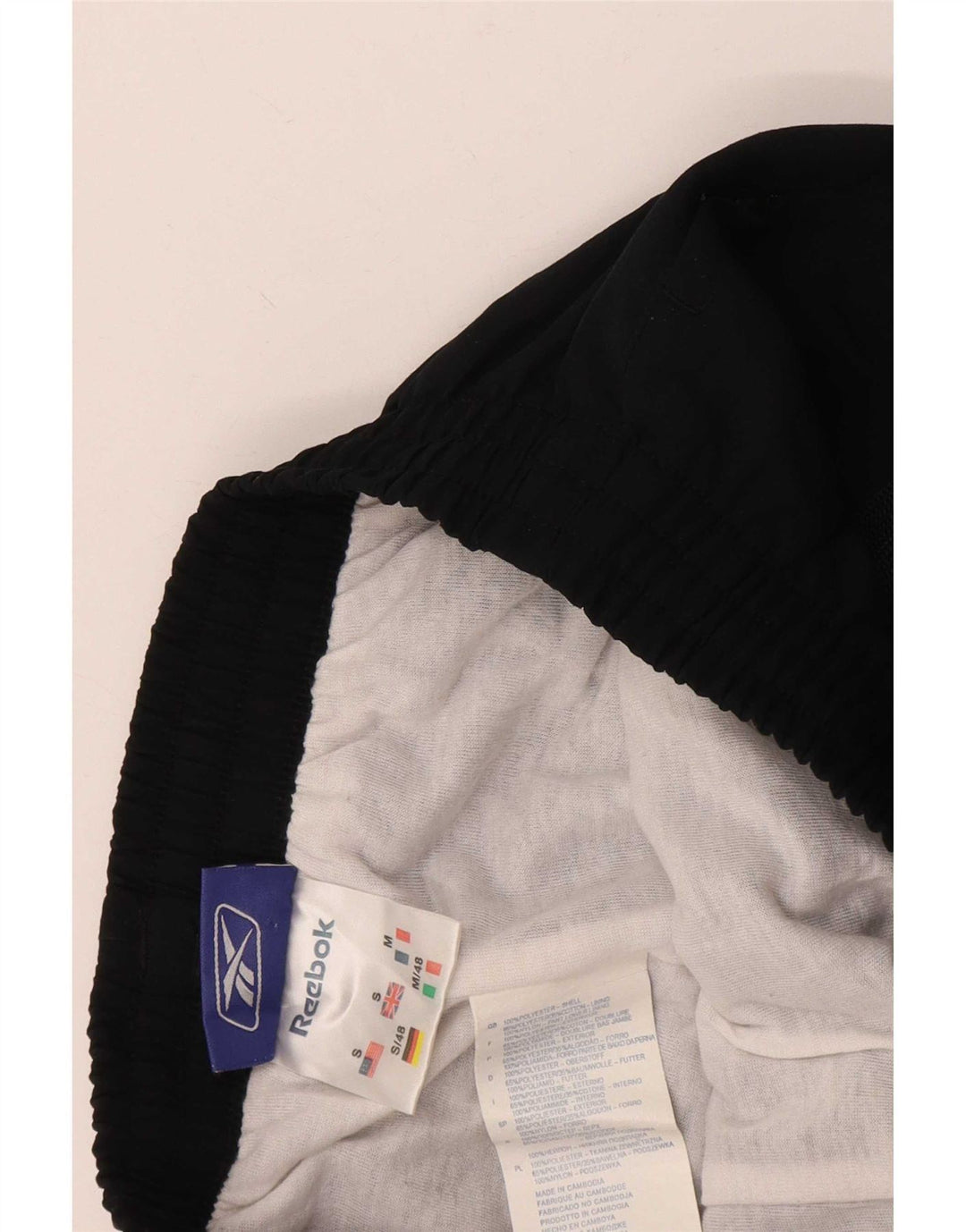 Męskie spodnie dresowe Reebok Joggers Small, czarne, poliamidowe