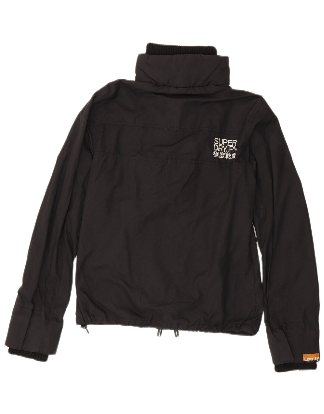 Damska kurtka wiatrówka SUPERDRY UK 14, średni czarny nylon