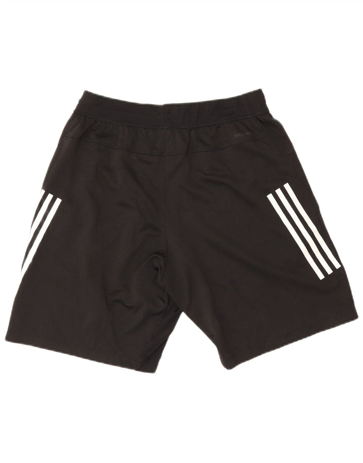Męskie spodenki sportowe Adidas Aeroready, średni czarny poliester