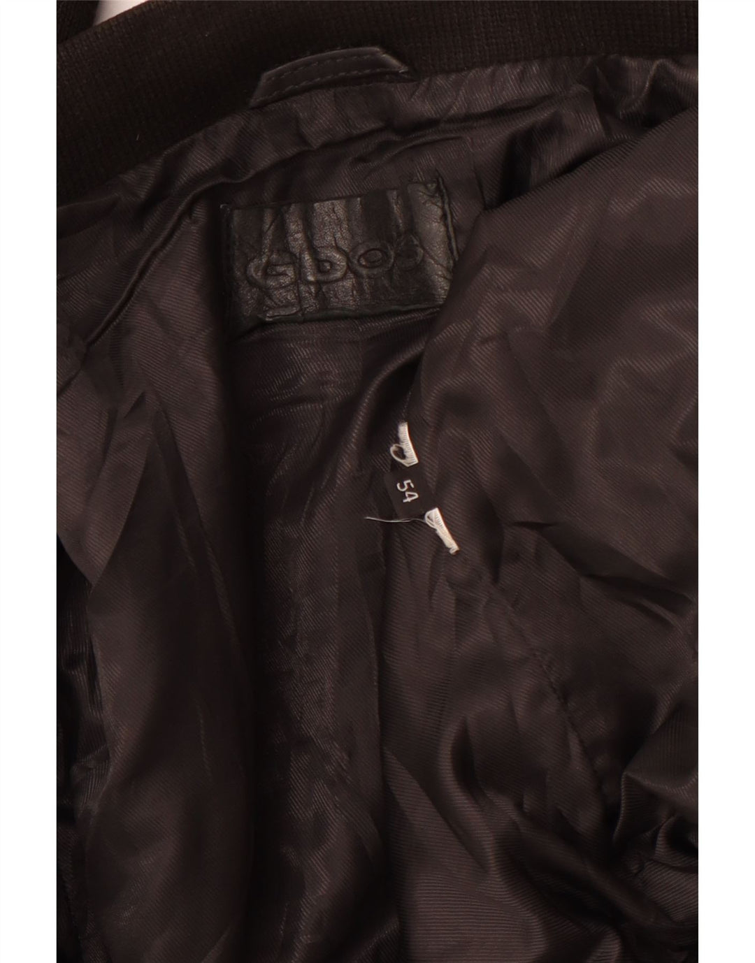 Męska kurtka skórzana VINTAGE UK 38, średnia czarna