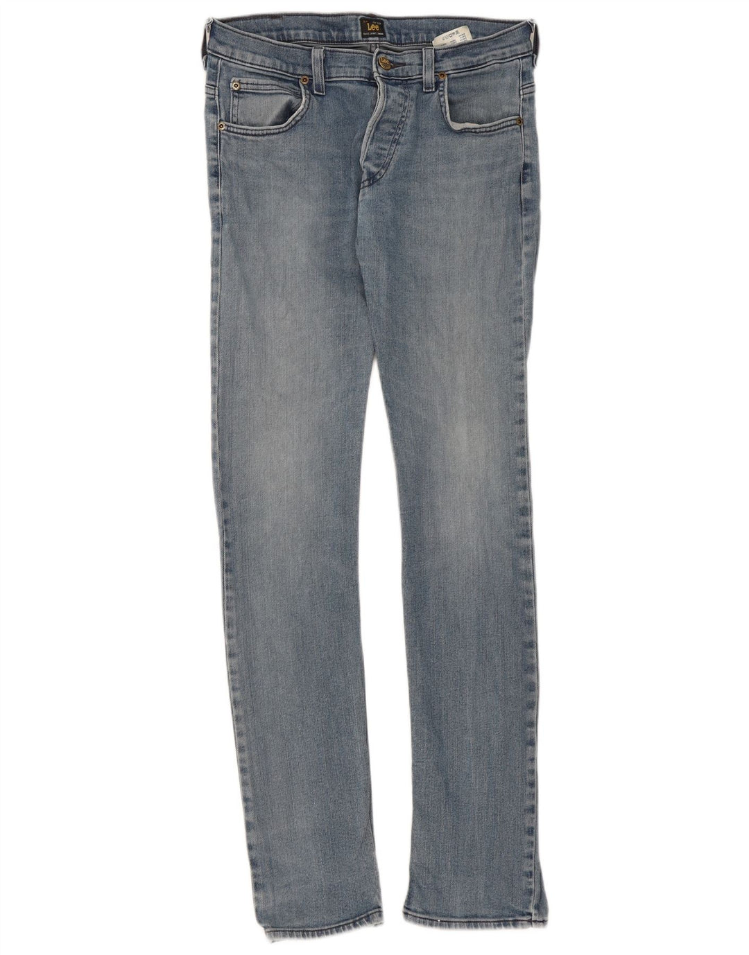 Damskie jeansy Lee Powell Slim W32 L34 Niebieskie bawełniane
