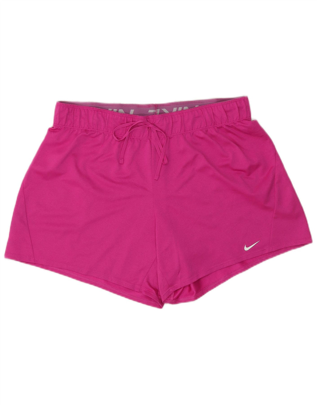 Damskie spodenki sportowe Nike Dri Fit UK 16, duże, różowe, poliestrowe