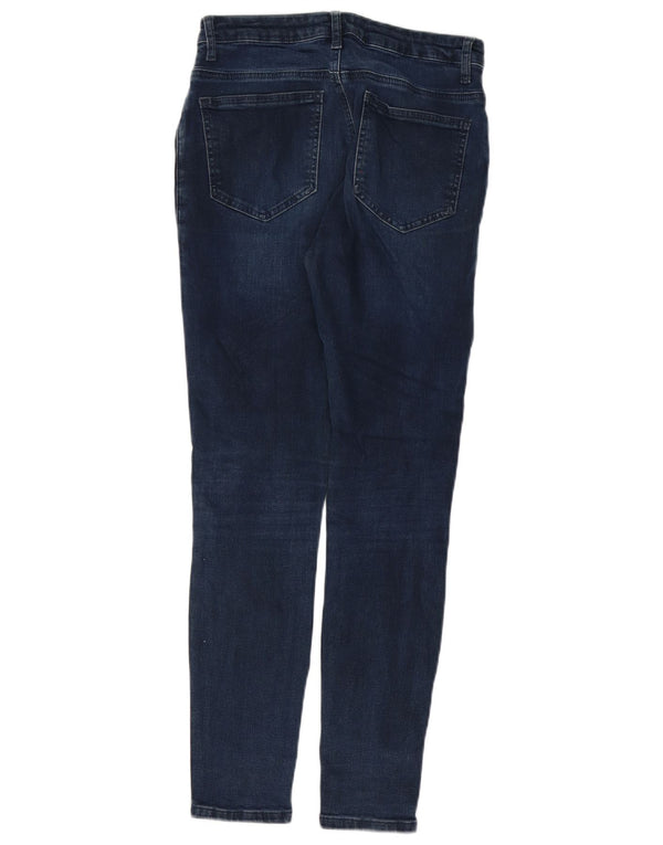 Damskie jeansy skinny MINT VELVET UK 10 Small W29 L29 Granatowa bawełna