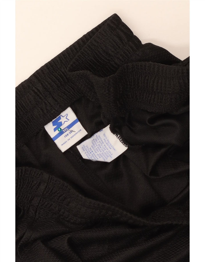Męskie spodenki sportowe STARTER 3XL, czarny poliester