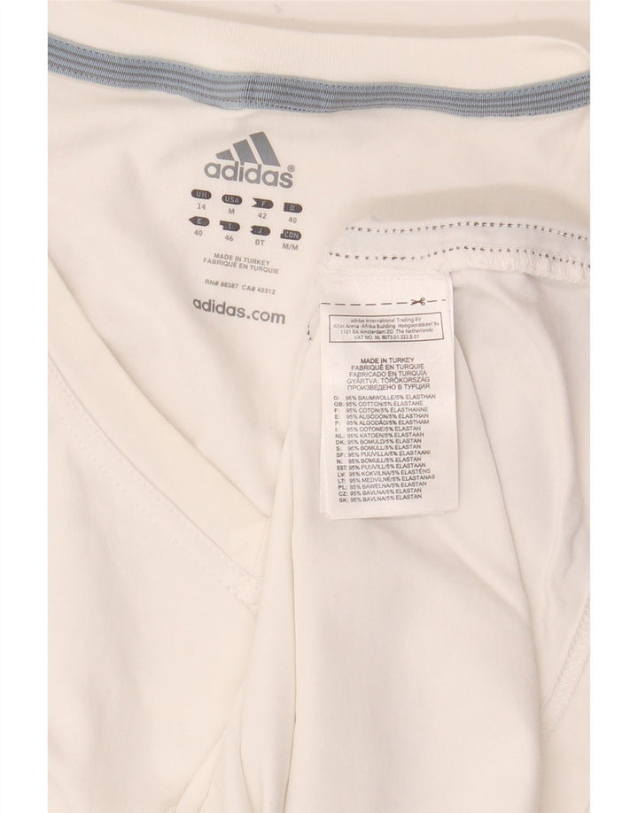 Damska kamizelka Adidas Top UK 14 Średnia biała bawełna