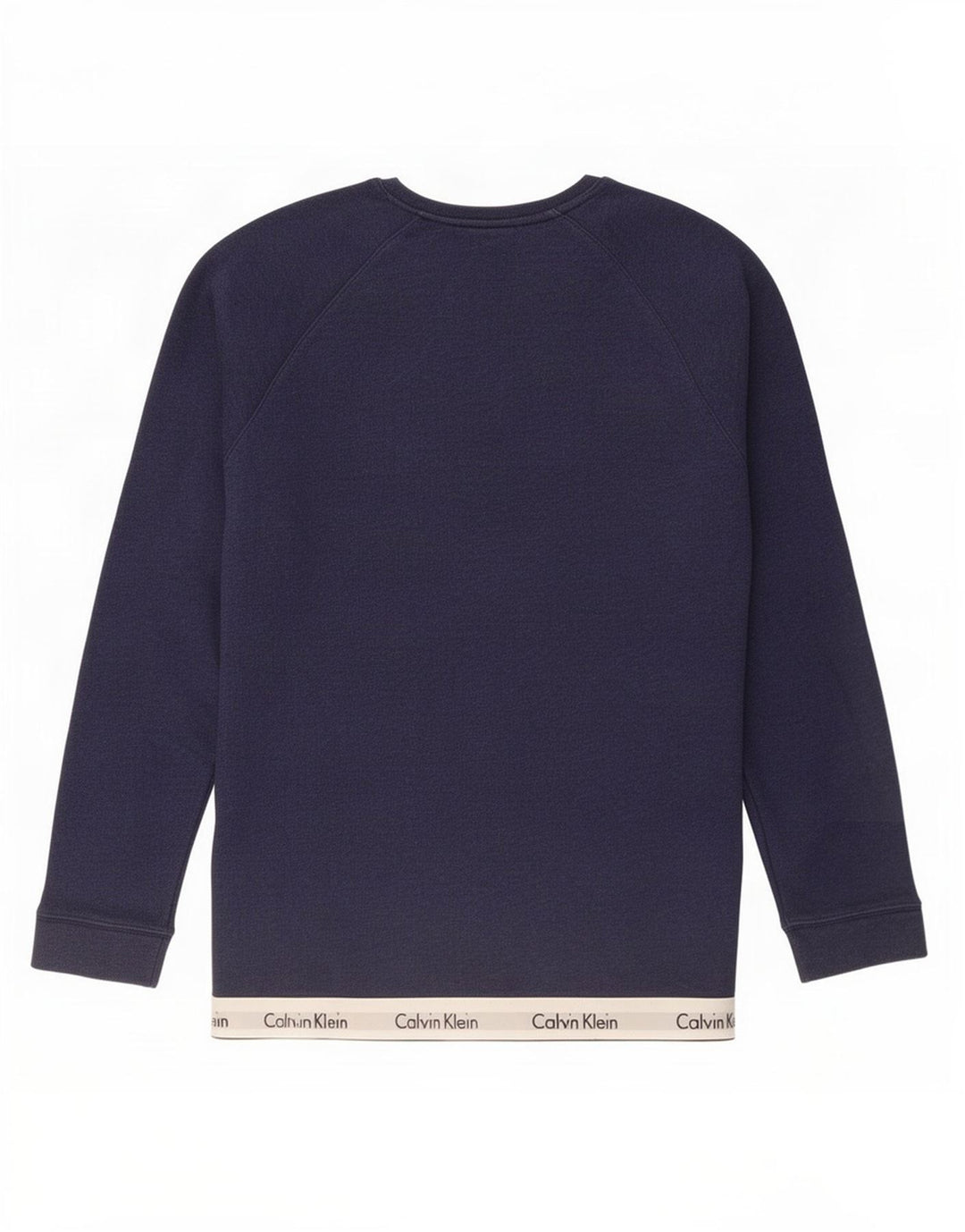 Męski sweter Calvin Klein z grafiką, średni granatowy, blok kolorów