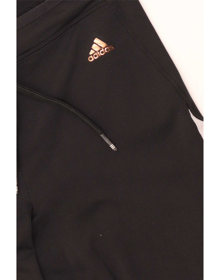 Damskie spodnie dresowe Adidas Climalite UK 10, małe czarne