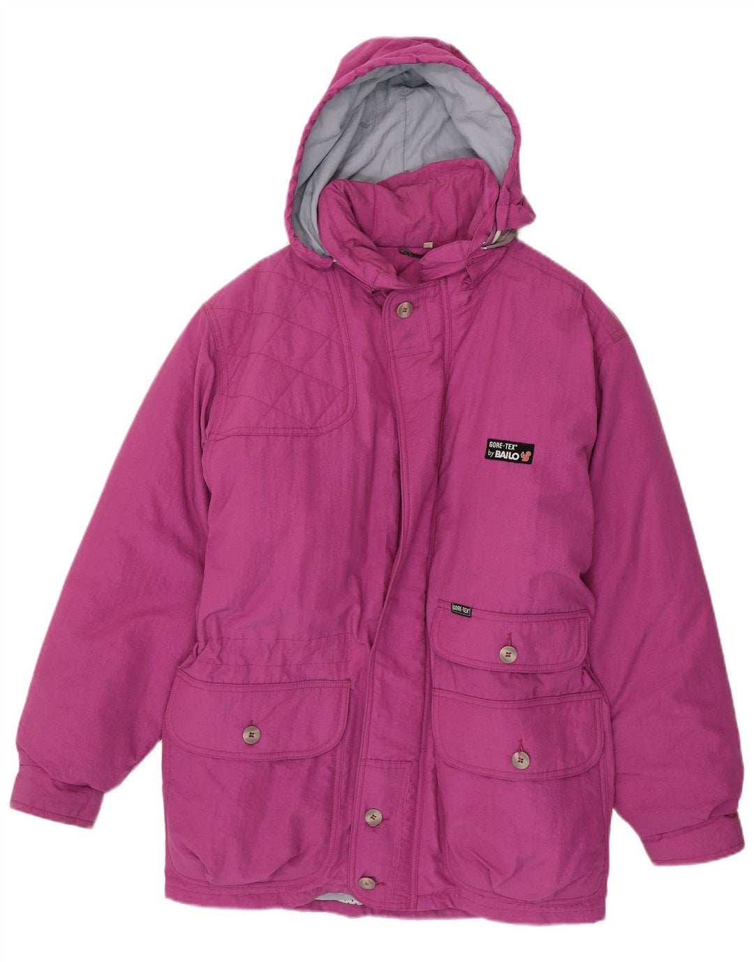Męska kurtka wiatrówka z kapturem Gore-Tex Bailo IT 48 Średnioróżowy poliamid