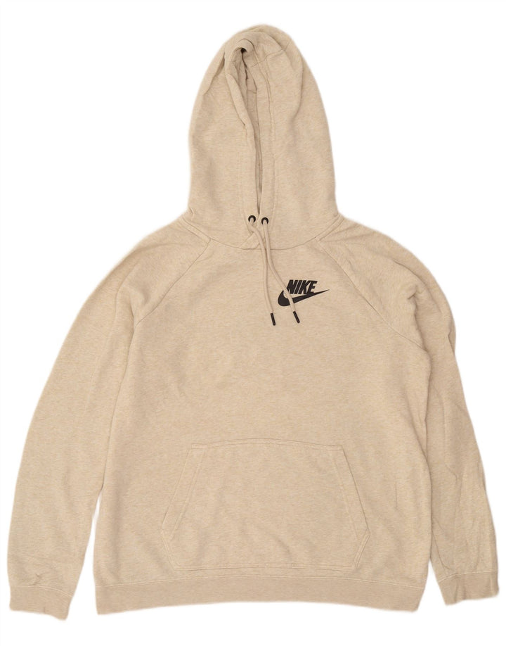 Męska bluza z kapturem Nike, duża, beżowa