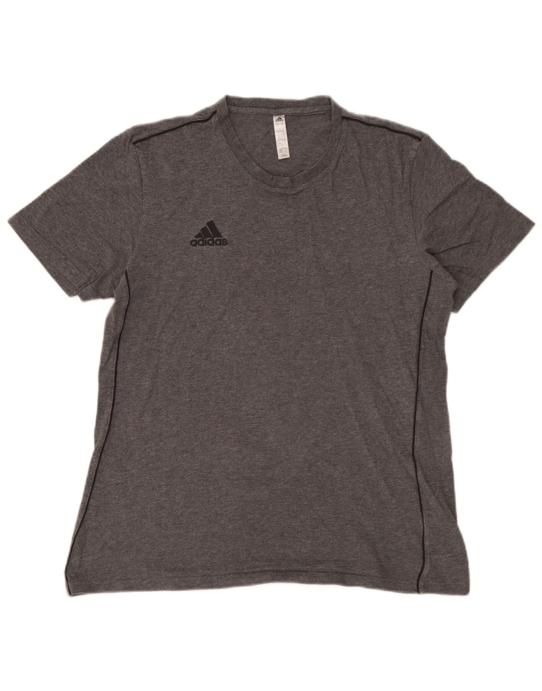 Adidas Męska Koszulka Top Średnia Szara Bawełna