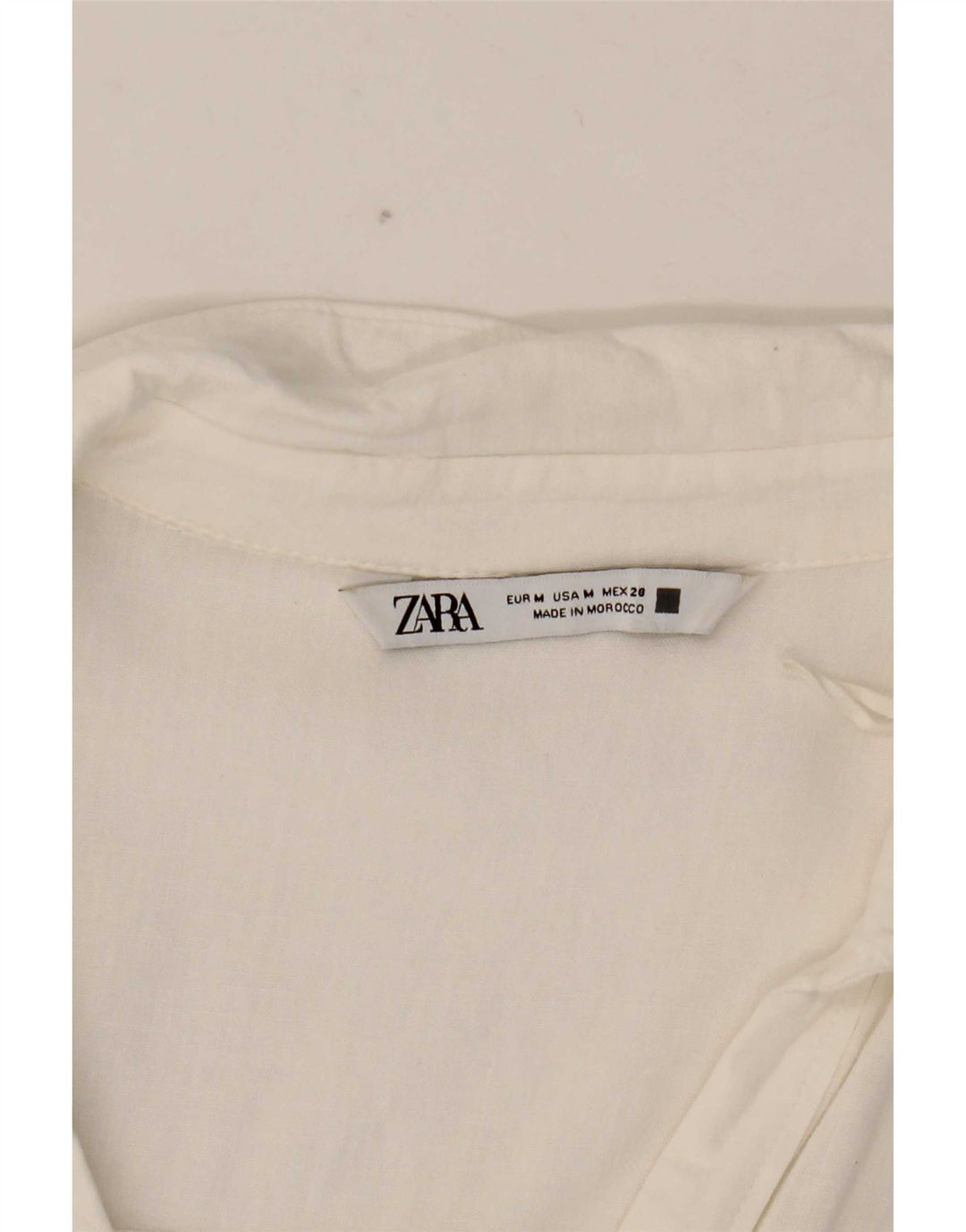 Damska koszula oversize Zara UK 14, średnia biel