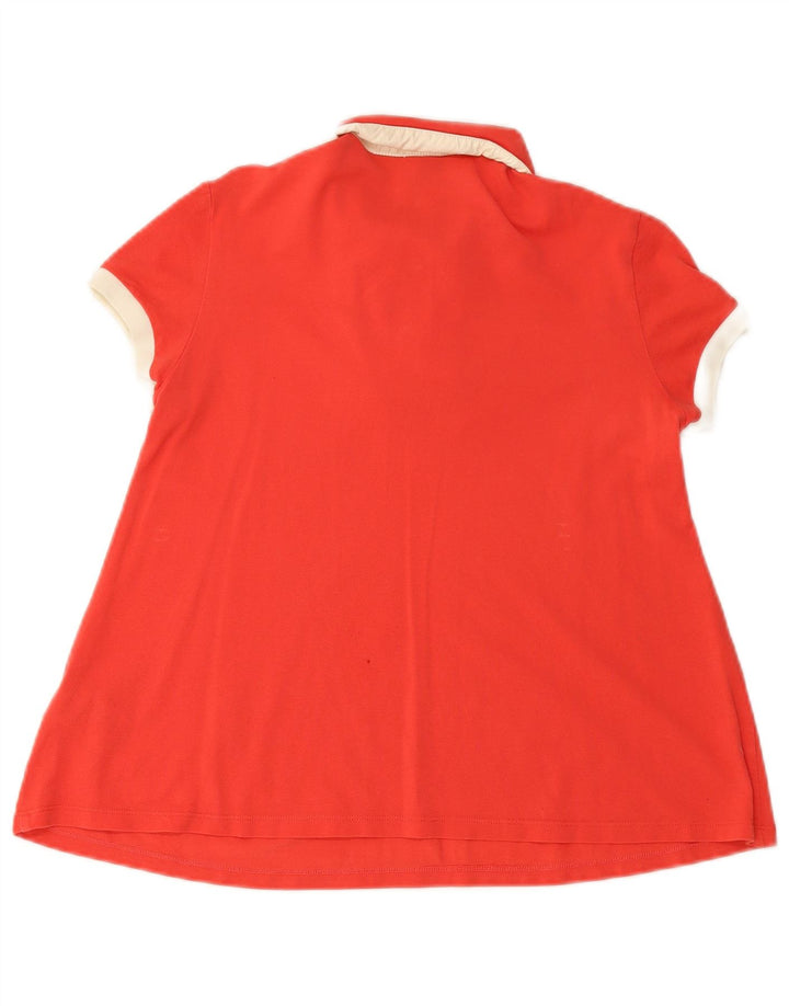 Damska koszulka polo MONCLER UK 12, średnia czerwień